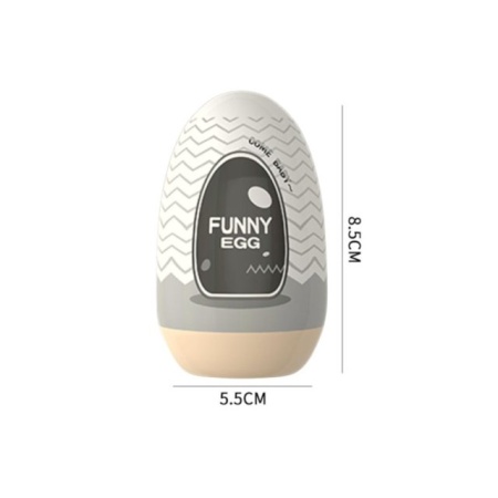 Карманный реалистичный яйцо - мастурбатор Funny Egg